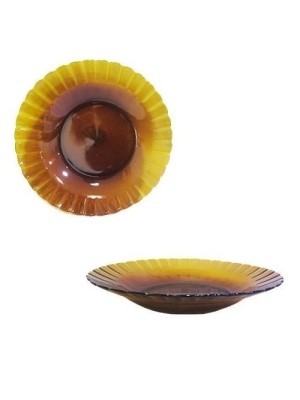 PRATO VIDRO SODA LIME 22CM UN. CASCAVEL