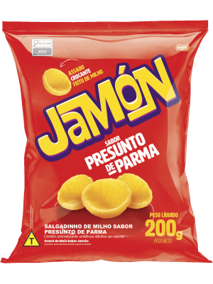 Salgadinho Jamon Sabor Presunto Parma com 200G