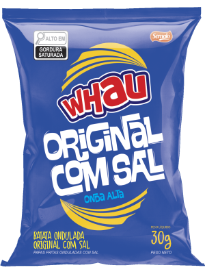 BATATA ONDULADA SABOR ORIGINAL WHAU 30G