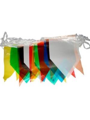 BANDEIRINHA PLASTICO JUNINA 10M UN. POPPER 