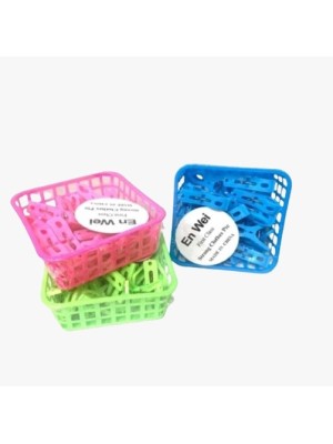 PRENDEDOR DE ROUPA DE PLASTICO C/24PCS UN.