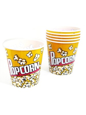 BALDE DE PIPOCA 10.5X6.6X17CM UN. GM GOLD