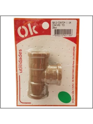 OK CONEXAO TEE 20MM 1 UN. 