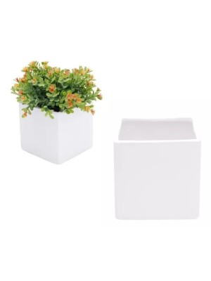 VASO DE CERAMICA 8,5X8,5CM UN. MADO CONS