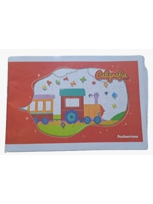 CADERNO CALIGRAFIA 40FLS BROCHURA FLEXIVEL 1/4 UN.