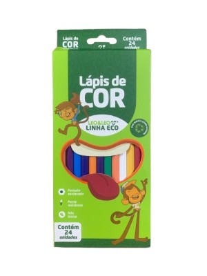 LAPIS DE COR ECO C/24 CORES