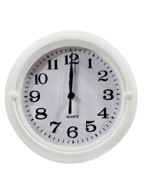 RELOGIO DE PAREDE PLASTICO 17,5CM UN. MADO