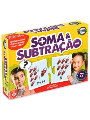 Jogo De Tabuleiro Soma E Subtração Jogo Educativo