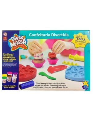 Diver Massa - Confeitaria Divertida C/acessorios Massinha de Modelar
