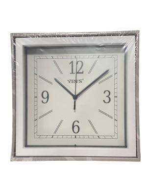 RELOGIO DE PAREDE QUADRADO 23X6X23CM UN. IMPORIENTE