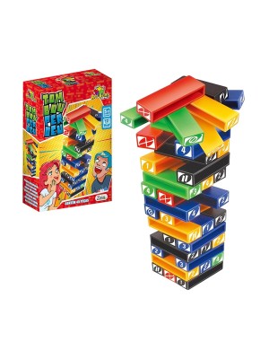 JOGO TOMBOU PERDEU BLOCOS 45PCS UN.