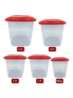 POTE DE MANTIMENTO CONJ C/5PCS UN.