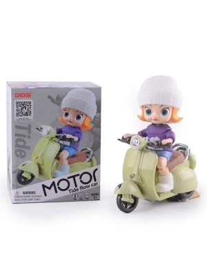 BRINQUEDO BONECO C/ CARRINHO MOTOR TIDE FLOW CAR A PILHA UN. JMD IMPORTS