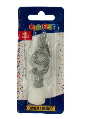 VELA STANDART PRATA N 9 - (2128) UN. CURIFEST