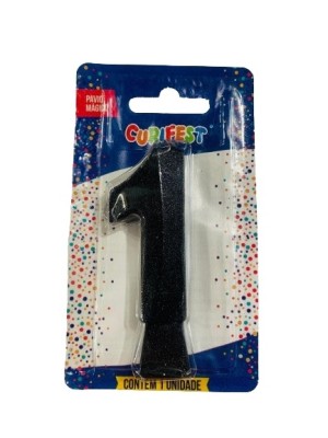 VELA CONCEPT METALLIC PRETA N 1 - (4599) UN. CURIFEST