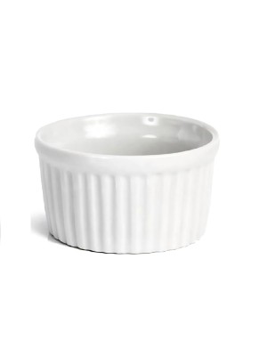 Ramekin Pequeno de Porcelana Terramada 77ml – Tigela Para Molhos, Entradas e Sobremesas Individuais