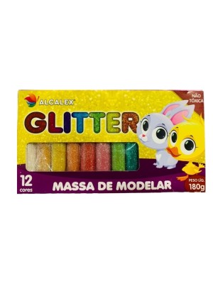 MASSA DE MODELAR C/12 CORES 180G UN.