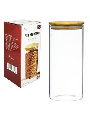 POTE HERMETICO DE VIDRO 380ML UN. FU XING