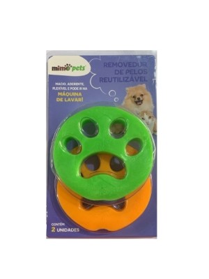 REMOVEDORES DE PELOS PET REUTILIZAVEL C/2PCS PARA MAQUINA DE LAVAR UN. INGA