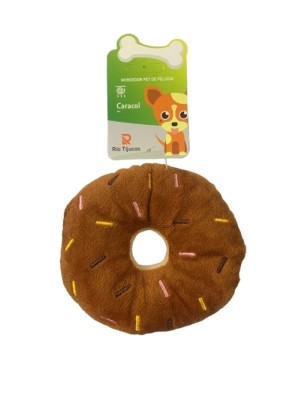 BRINQUEDO PET DE PELUCIA DONUTS 11CM UN.