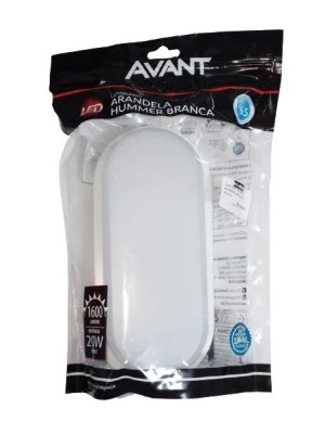 LUMINARIA ARANDELA HUMMER LED BIVOLT 6500K 20W BRANCO 157940673 UN. AVANT