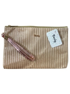 NECESSAIRE BECKY VELUDO DE POLIESTER 22X14X1CM UN. MULTIART