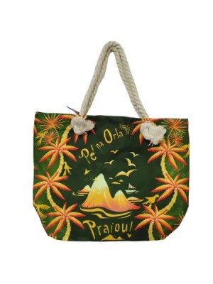 BOLSA DE PRAIA ESTAMPADA UN. MULTIART