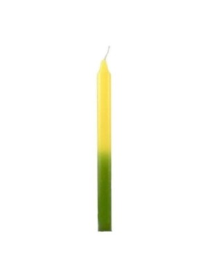 VELA N 1 AMARELA-VERDE 8PCS 12G UN. VELAS MAX