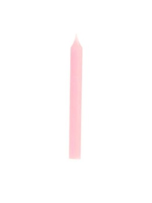 VELA N 1 ROSA 8PCS 12G UN. VELAS MAX