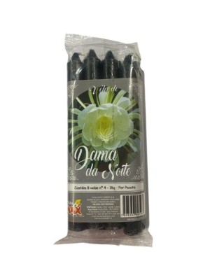 VELA PERFUMADA N 4 DAMA DA NOITE 8PCS 18G UN. VELAS MAX