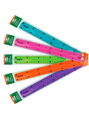 REGUA FLEXIVEL 30CM 1PC UN.