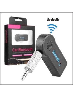 Adaptador Bluetooth Music Receiver SP para Carro com Entrada Auxiliar P2, Viva-Voz e Som Sem Fio