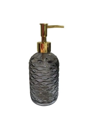 PORTA SABONETE LIQ DE VIDRO PARA PIA/BANHEIRO 7,5X18,5CM UN. TOP IMPORTADORA