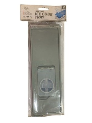 FORMA DE GELO 25X4,5CM COM TAMPA E VALVULA CORES SORTIDAS UN. TOP IMPORTADORA