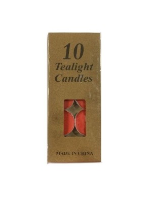 VELA DECORATIVA C/10PCS PARA RECHAUD UN. TOP IMPORTADORA