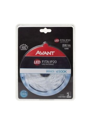 FITA LED EXTERNA CONNECT IP65 10WM 5M 6500K LUZ BRANCA 127V UN. AVANT