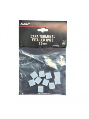 CAPA TERMINAL PARA FITA LED EXTERNA CONNECT IP65 10MM PTC C/10PCS UN. AVANT