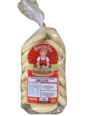 BISCOITO DE POLVILHO DOCE 200G UN. HELDA
