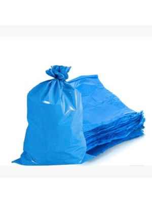 Rolo Saco de Lixo Plastico Cor Azul Capacidade 30 Litros com 10 unidades