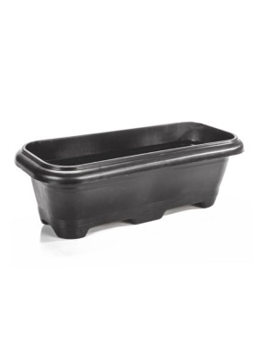 FLOREIRA 7,5L PRETO DE PLAST. UN