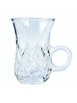 CANECA DE VIDRO 90ML STEKANA CONJ C/6PCS UN.