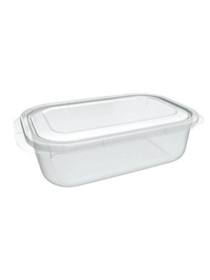 POTE PP RETANGULAR 868ML NATURAL UN.