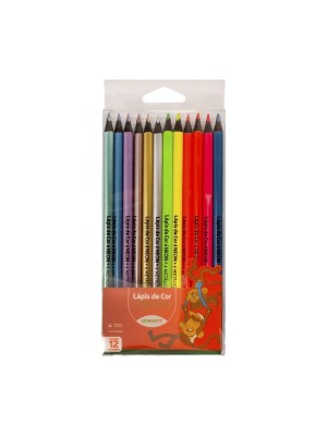 LAPIS DE COR CX C/6PCTS CORES ESPECIAIS UN.