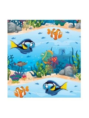 ROLO PAPEL DE PRESENTE 2 FOLHAS INFANTIL 50X60CM UN.