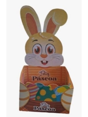 CESTA COELHO SENTADO M 9X7X17,5CM