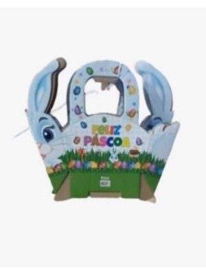 CESTA AZUL COELHO PCT C/25UN 20X12X11CM PRODAC