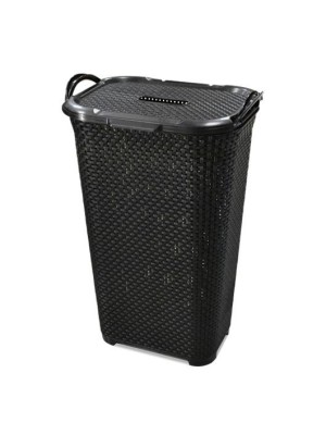 CESTO RATTAN C/TAMPA BASCULADA 50LTS UN.