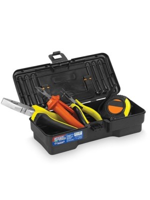 Maleta Combat 5080 Preta Plástica Resistente para Ferramentas, Acessórios e Documentos – Compacta, Durável e Fácil de Transportar