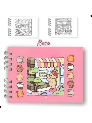 LIVRO PARA COLORIR PINK BOBBIE GOODS UN.