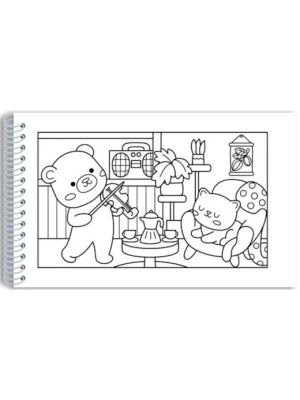 LIVRO PARA COLORIR COMFY AND COZY PINK UN.